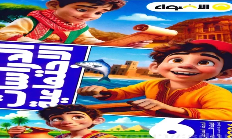 كتاب الاضواء الدراسات الاجتماعية للصف السادس الابتدائي الترم الثاني 2026