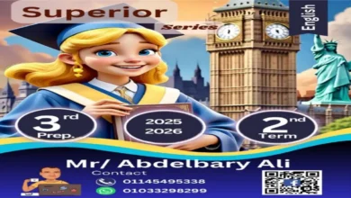 افضل مذكرة انجليزي الصف الثالث الاعدادي الترم الثاني 2026 مستر عبد الباري علي