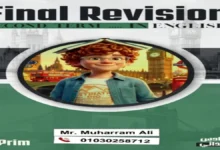 المراجعة النهائية لغة إنجليزية للصف السادس الابتدائي الترم الثاني 2026 pdf