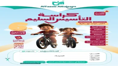 مراجعة كراسة التأسيس السليم جميع المواد سادس ابتدائي الترم الثاني 2026 pdf