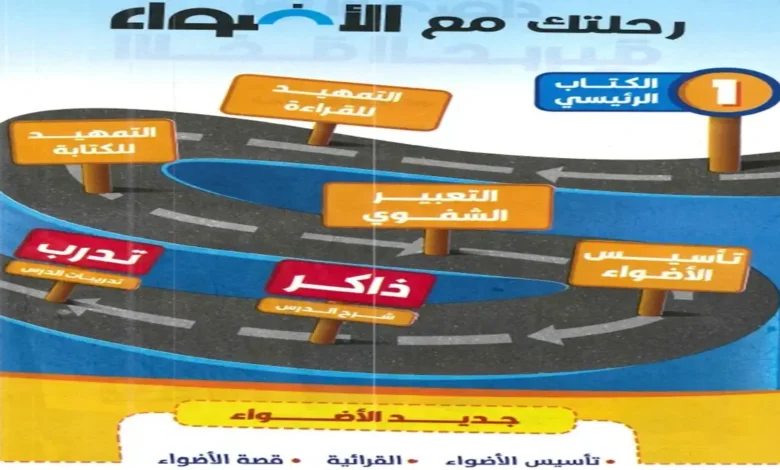كتاب الاضواء لغة عربية الصف الاول الابتدائي الترم الاول 2027